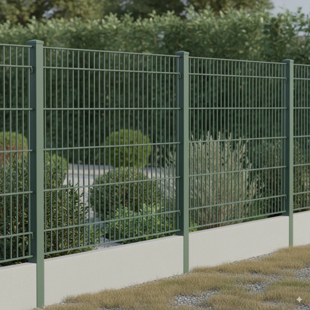 Grillage rigide sur soubassement béton à Ollioules